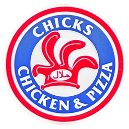 Chick's Chicken and Pizza  logo.